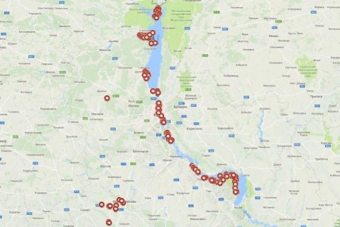 Появилась онлайн-карта с запрещенными для рыбалки местами в Киевской области Фото №1