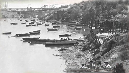 Река Днепр г. Днепропетровска (Екатеринослав) на старых фото Фото №1
