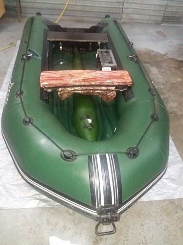 Лодка AQUA-STAR 340 надувная килевая под мотор,документы + бонус Фото №7